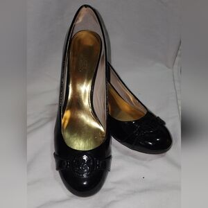 Michael Kors Black Patent Leather Heels